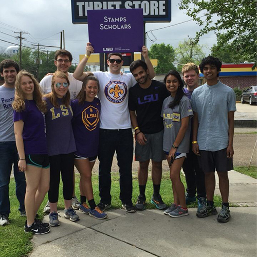Louisiana State University Stamps Scholars Lead Disaster Relief Effort